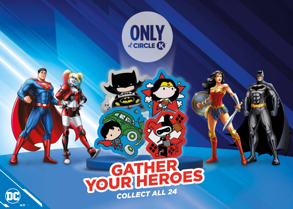 DC x Circle K Fueling Your Fandom with Exclusive HeroBadges