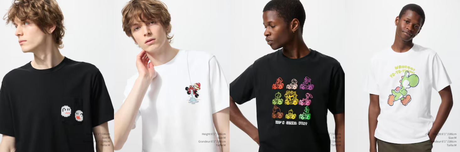 UNIQLO Canada Relaunches Beloved Super Mario UT Archive Collection