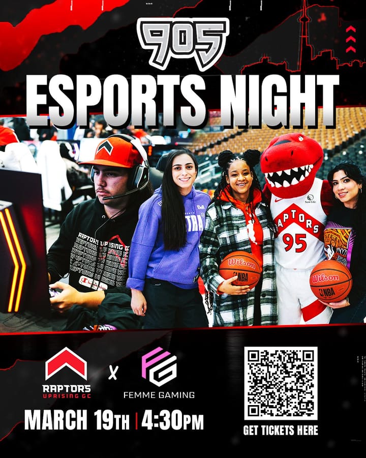 Game On: Raptors GC Teams Up with Femme Gaming for a VIP Esports Night